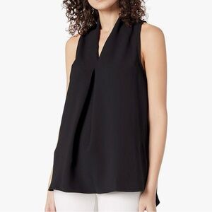 Karen Kane Women's Front Pleat Shirttail Top (XL)